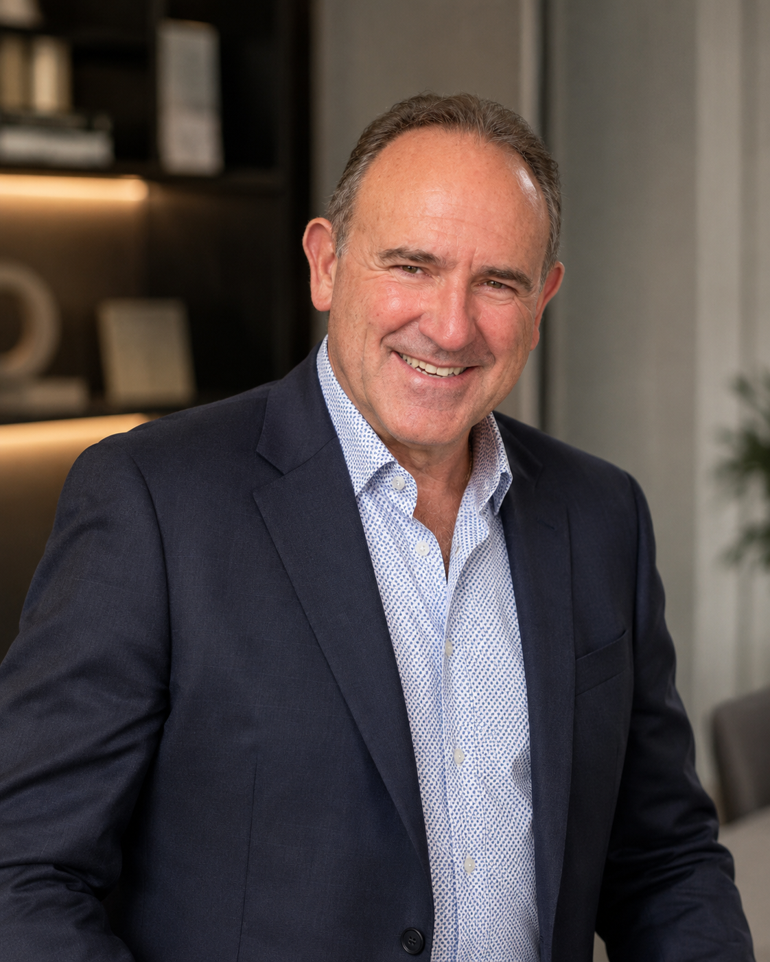 Anthony Marshall, estate planning adviser, at his desk